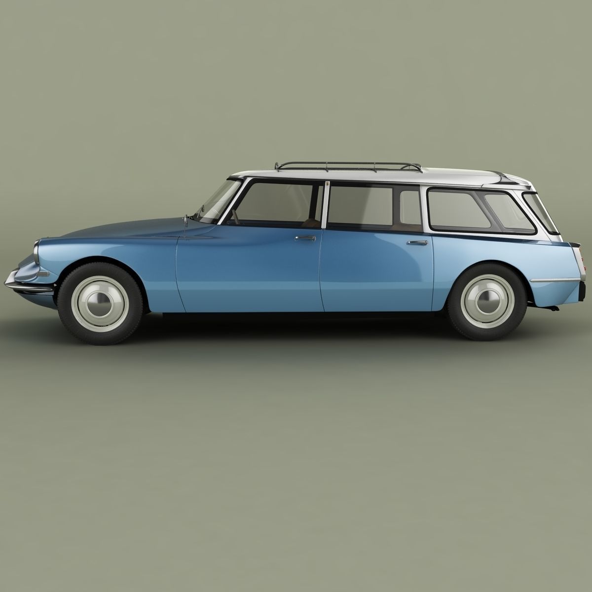 Citroen DS 19 Break 3D model_1