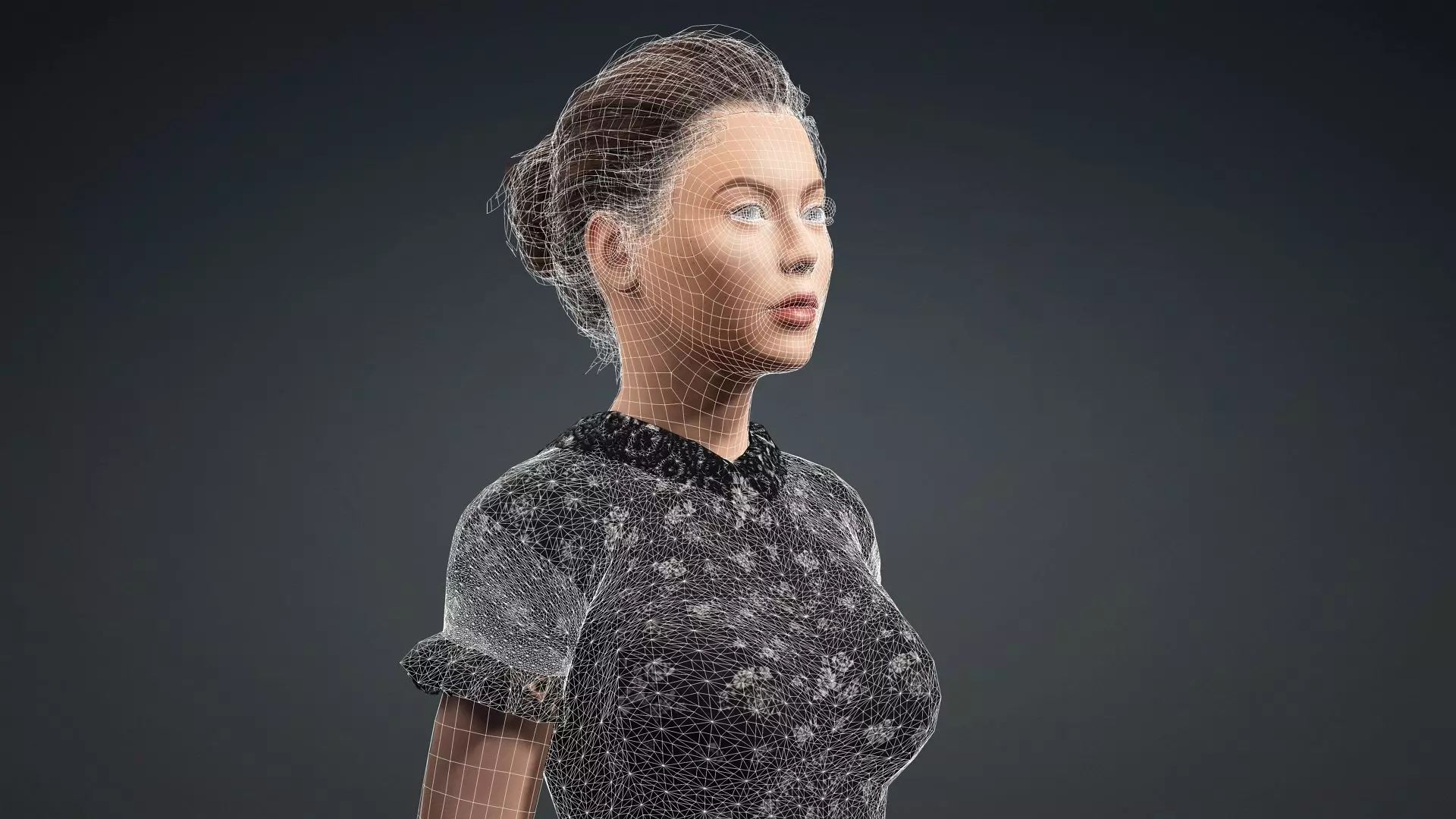 Elegant Female Character 3D model_18