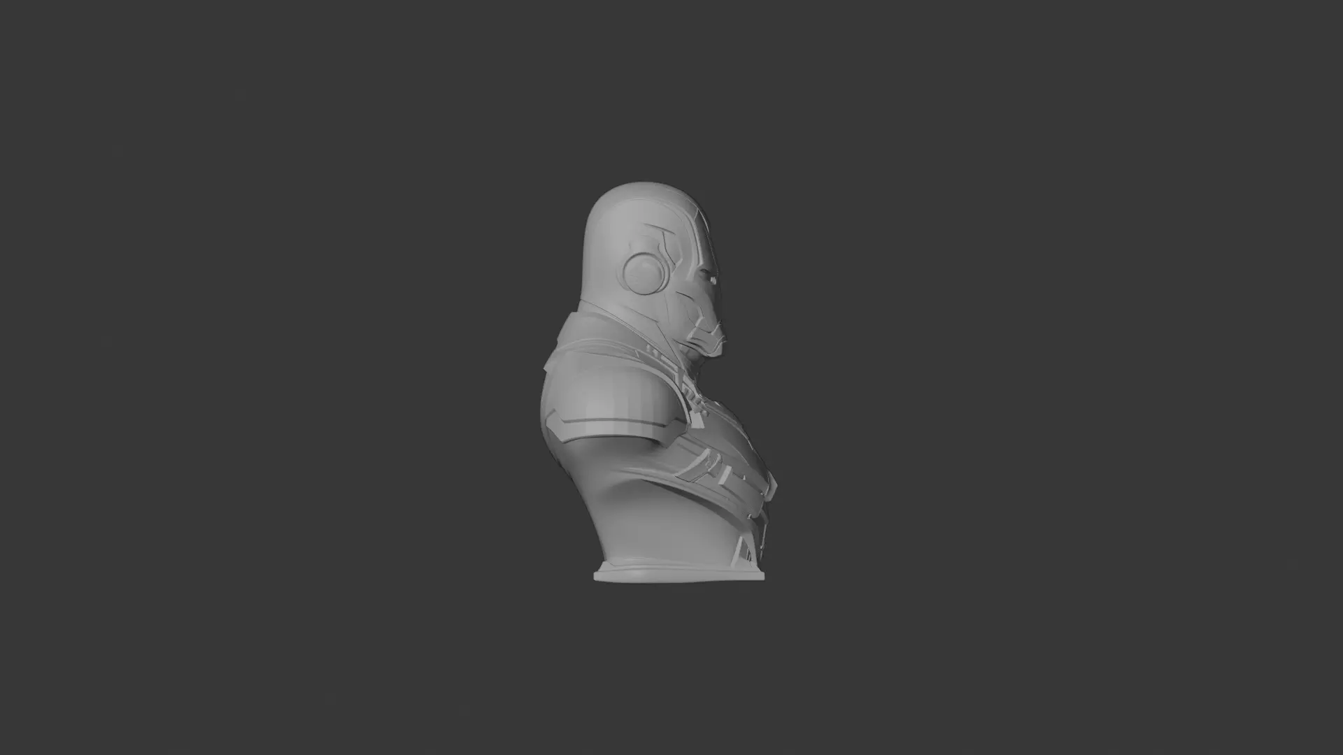 IRON MAN BUST 3D PRINT MODEL 3D print model_4
