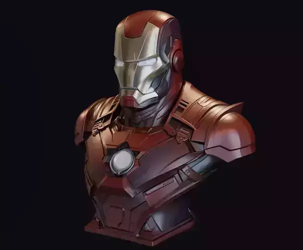 IRON MAN BUST 3D PRINT MODEL 3D print model
