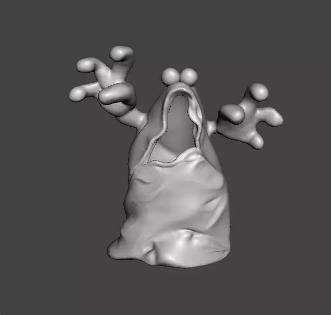 TRAP DOOR PHANTOM FANTASY FIGURE MODEL TOY SCULPTURE 3D print model_0