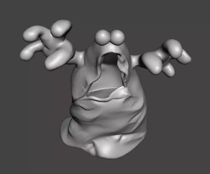 TRAP DOOR PHANTOM FANTASY FIGURE MODEL TOY SCULPTURE 3D print model_8