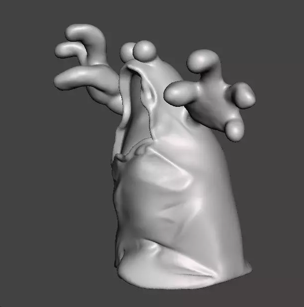 TRAP DOOR PHANTOM FANTASY FIGURE MODEL TOY SCULPTURE 3D print model_4