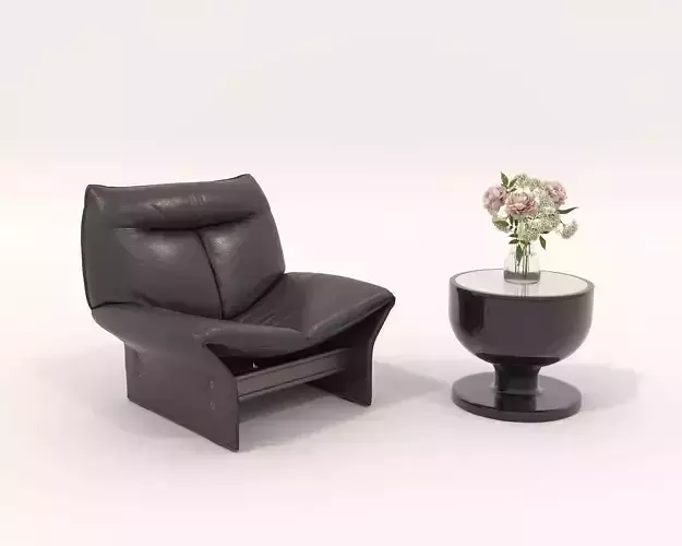 Modern Coffee Table and Armchair Set 69