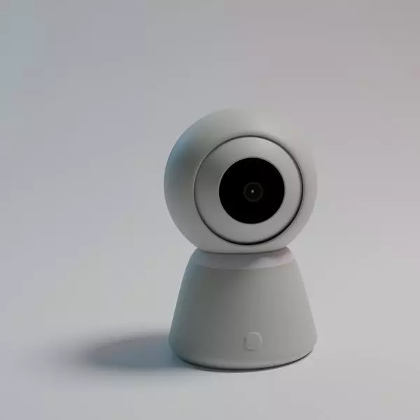 Camera Securitas Moderna 3D Model of Smart Surveillance Device 3D model_4