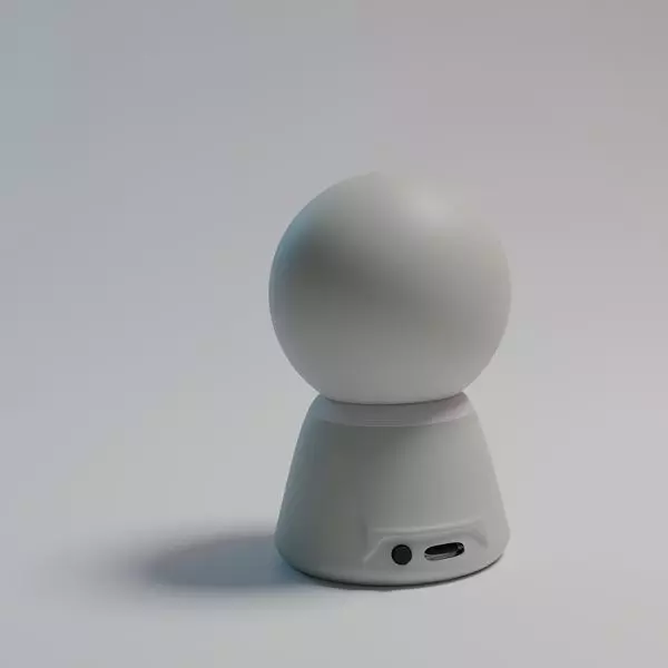 Camera Securitas Moderna 3D Model of Smart Surveillance Device 3D model_3