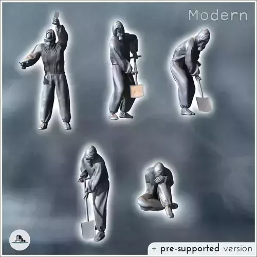 Set of six radioactive cleaners Bio Hazard 2