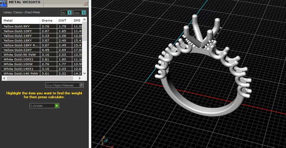 Solitaire engagement rings Model 8037 3D print model_6