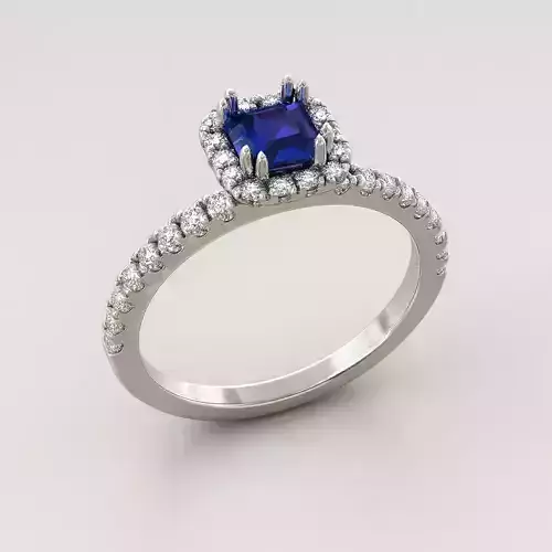 Solitaire engagement rings Model 8033