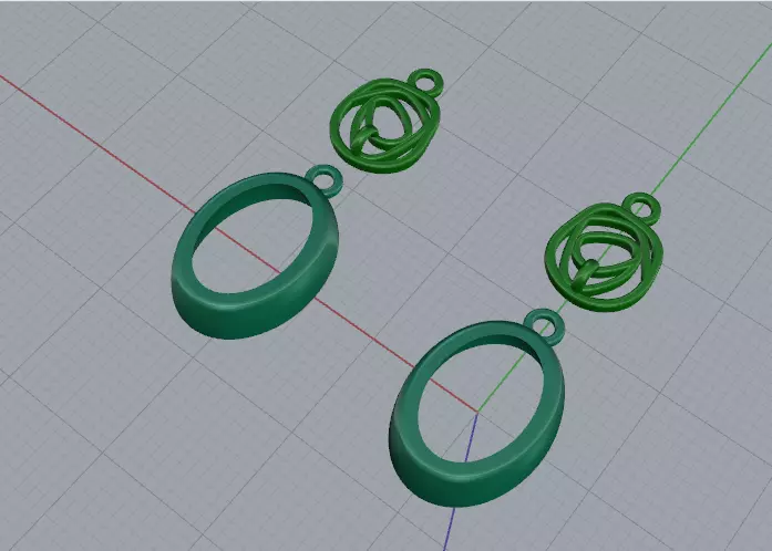 Details for earrings Model 8029 3D print model_4
