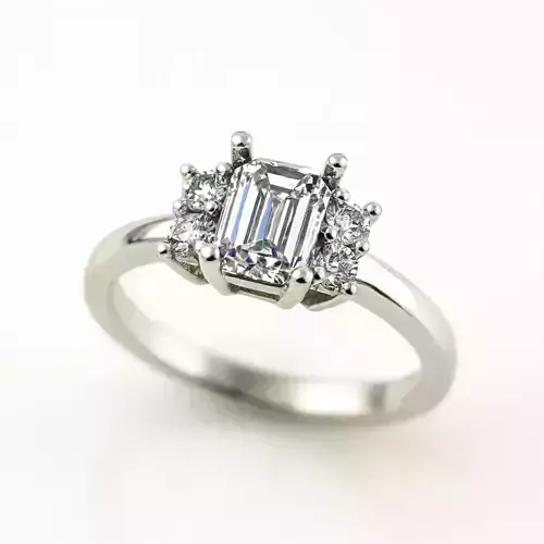 Solitaire engagement rings Model 8007