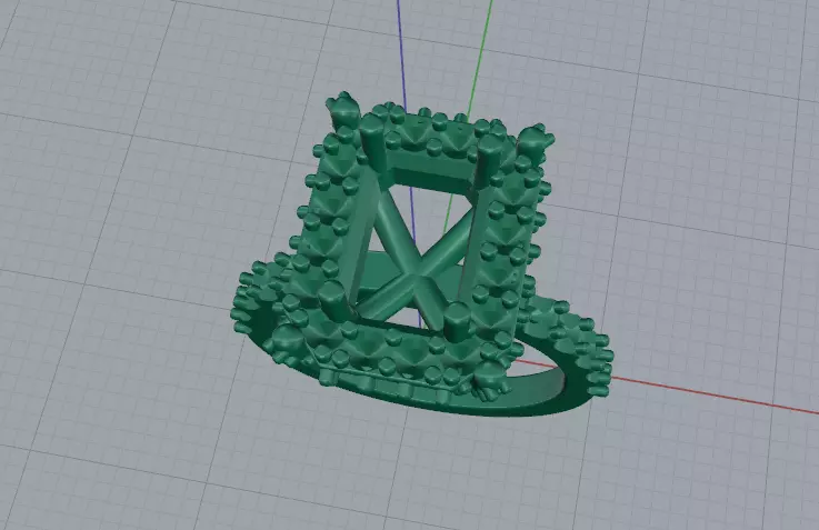 Solitaire engagement rings Model 8005 3D print model_3