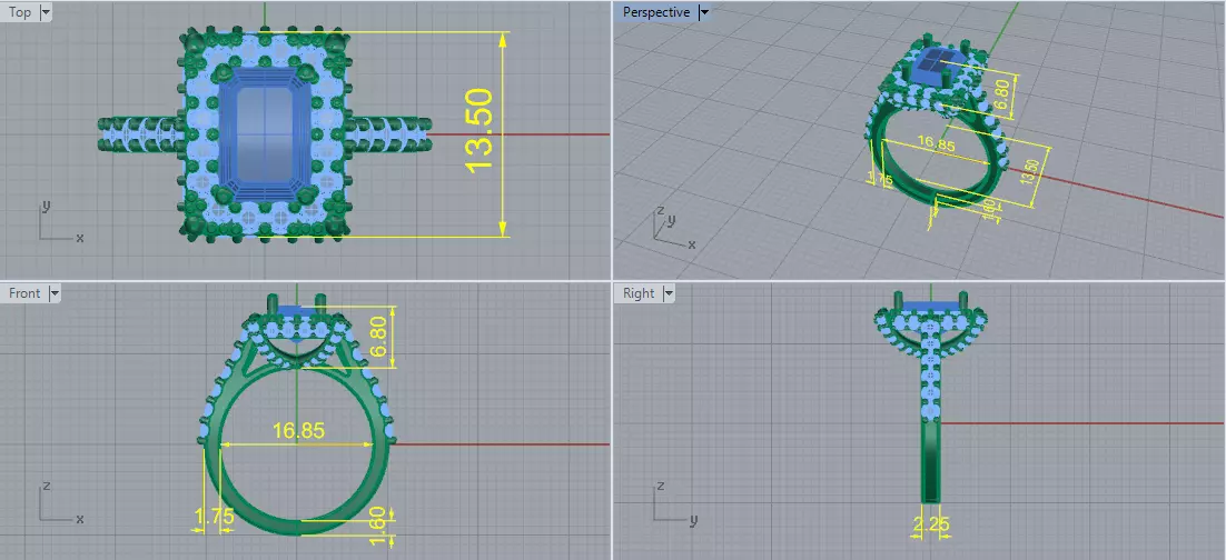Ring Model 7994 3D print model_6