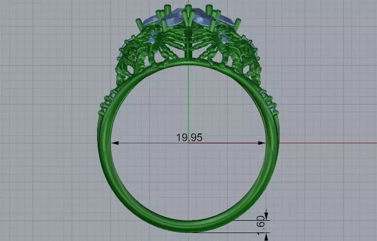 Scorpio Ring Model 8087 3D print model_6