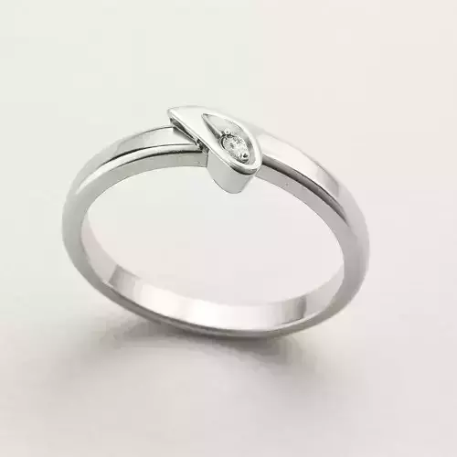 Solitaire engagement rings Model 8085