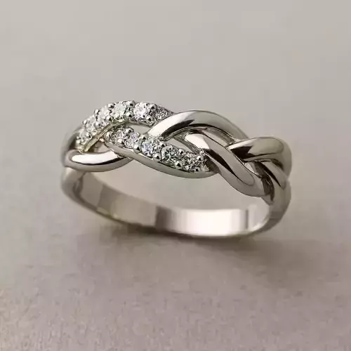 Solitaire engagement rings Model 8083