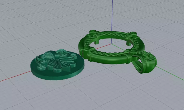 Pendant Model 8080 3D print model_3
