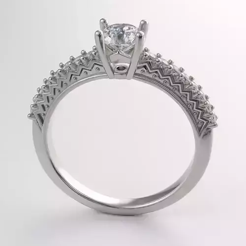Solitaire engagement rings Model 8067