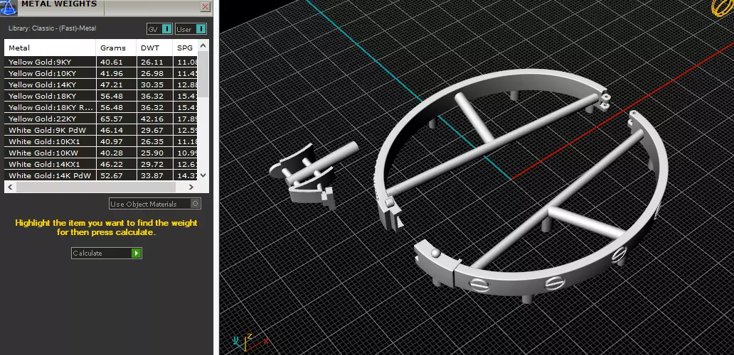 Bracelet size 18 Model 8065 3D print model_9