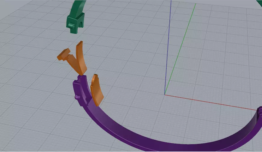 Bracelet size 18 Model 8065 3D print model_3