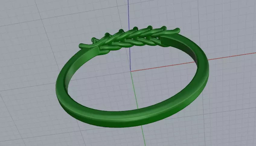 Solitaire engagement rings Model 8055 3D print model_5