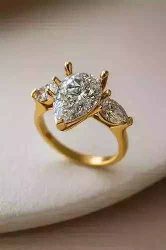 Solitaire engagement rings Model 8052