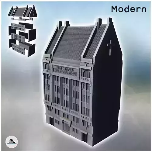 Nationale Levensverzekering Bank Rotterdam Netherland - Modern W