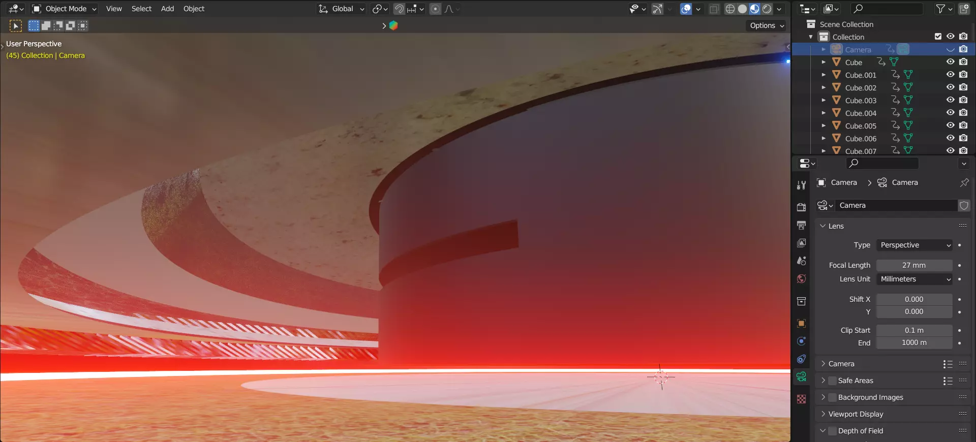 Futuristic Concept Stadium  SciFi Architectural 3D Model 3D model_5