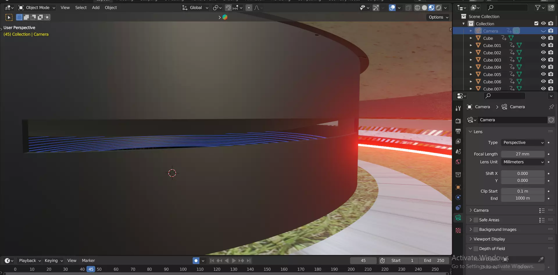 Futuristic Concept Stadium  SciFi Architectural 3D Model 3D model_6