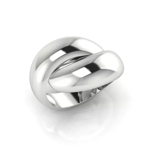 Solitaire engagement rings Model 8043 3D print model_2