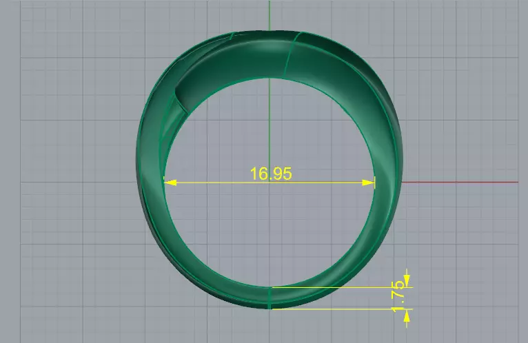 Solitaire engagement rings Model 8043 3D print model_6