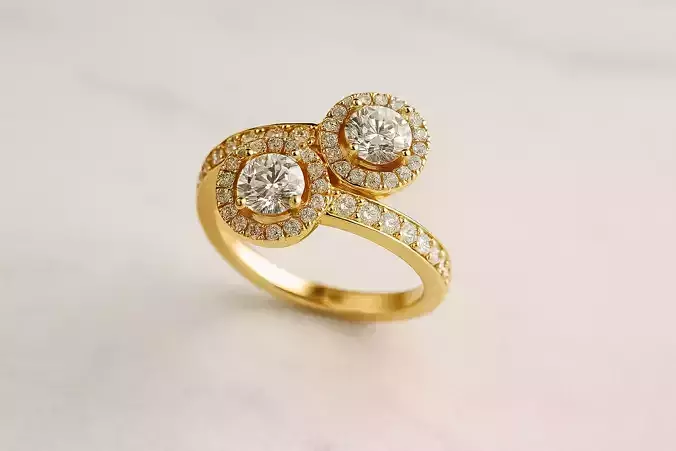 Solitaire engagement rings Model 8041