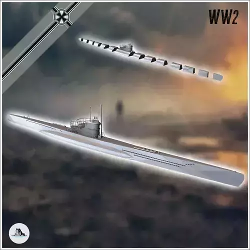 German submarines Unterseeboot U-Boot Uboat type VII C41 1 - Ger