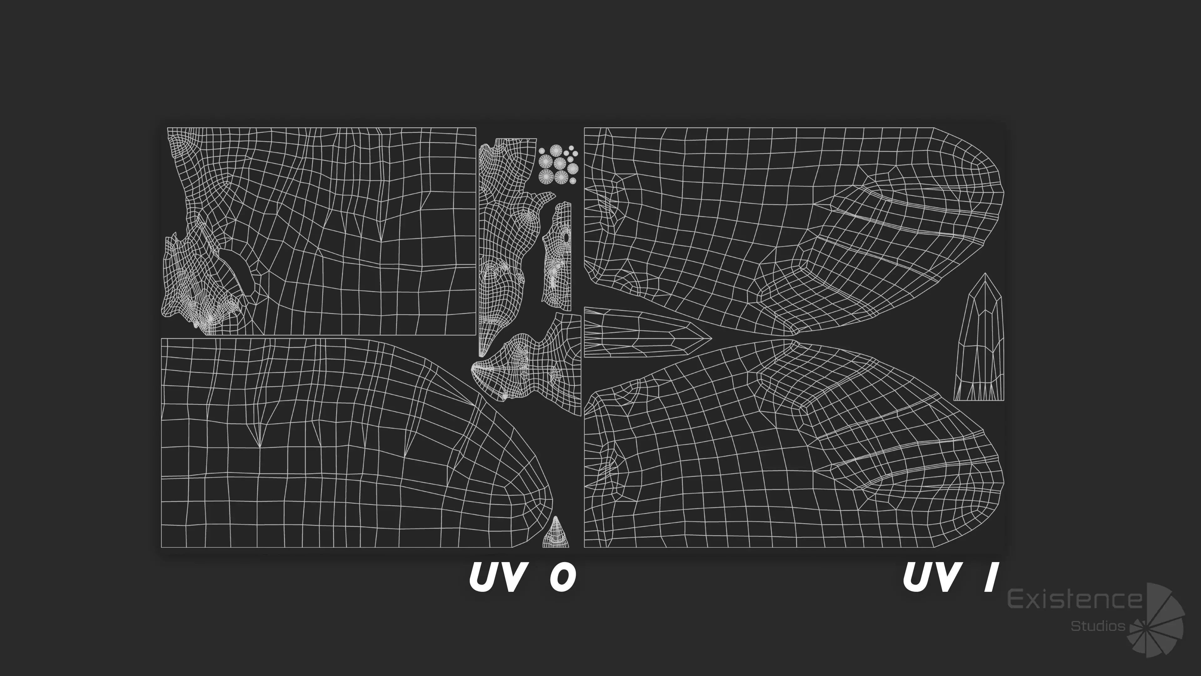Abyssal Acid Worm - Shell Creature - 79 Low-poly 3D model_14