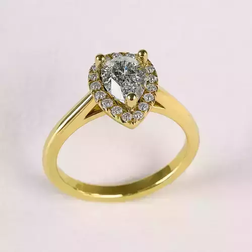 Solitaire engagement rings Model 8098