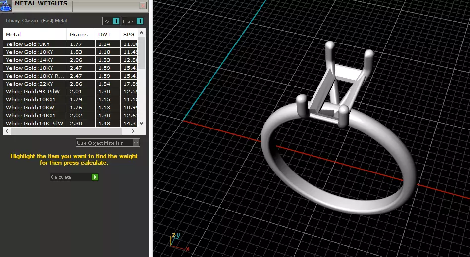 Solitaire engagement rings Model 8097 3D print model_7