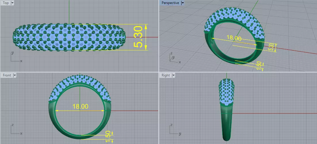 Ring Model 8096 3D print model_6