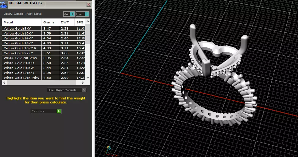 Heart ring Model 8091 3D print model_7