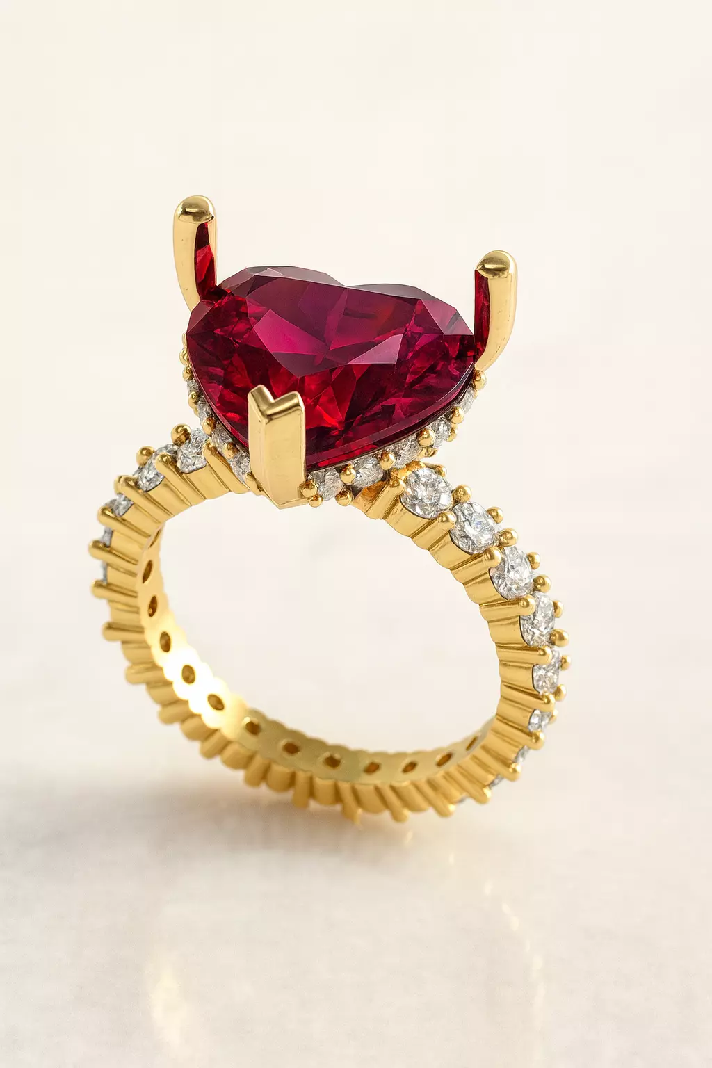 Heart ring Model 8091 3D print model_0