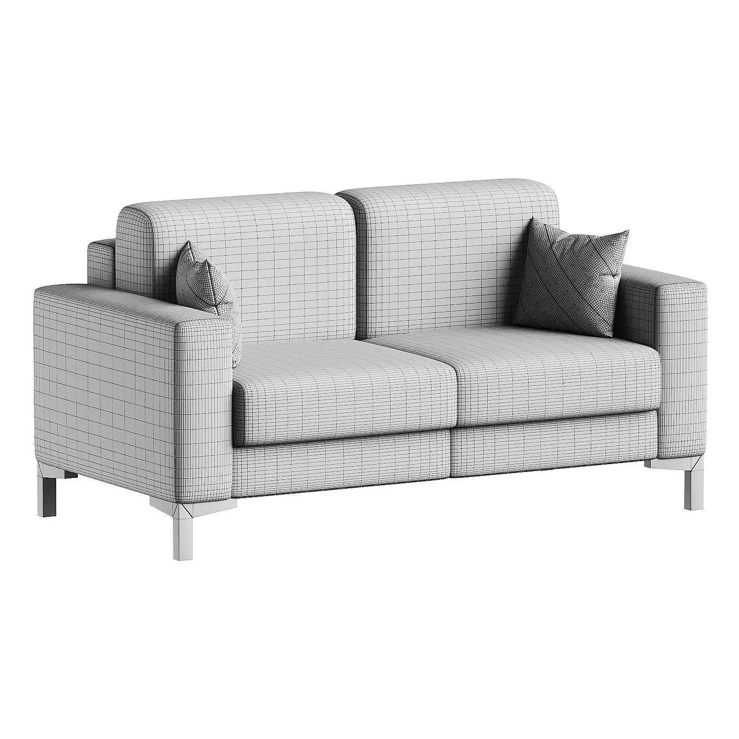 sofa kafka 3D model_3
