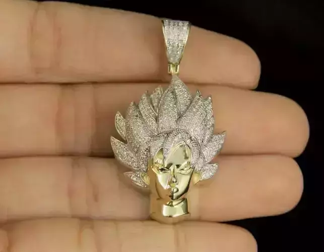 Saiyan Goku SuperPendant 3D print model