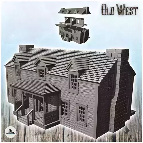 Borden House Prairie Grove Arkansas - Cowboy USA America ACW Ame