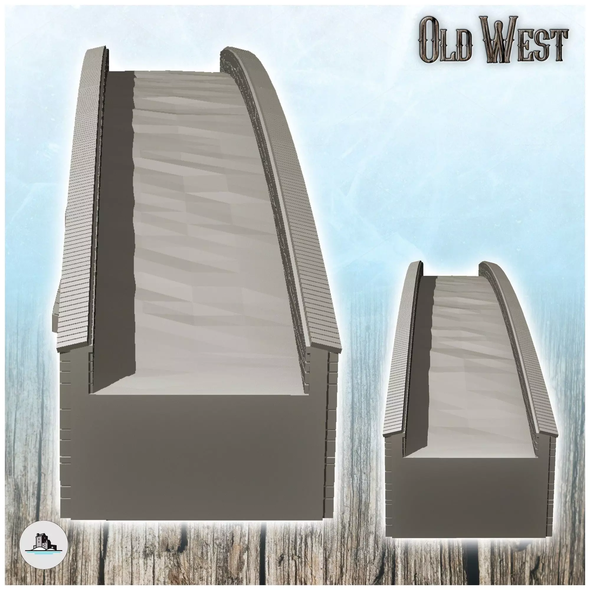 Burnsides Bridge Antietam battlefield - Cowboy USA America ACW A 3D print model_3