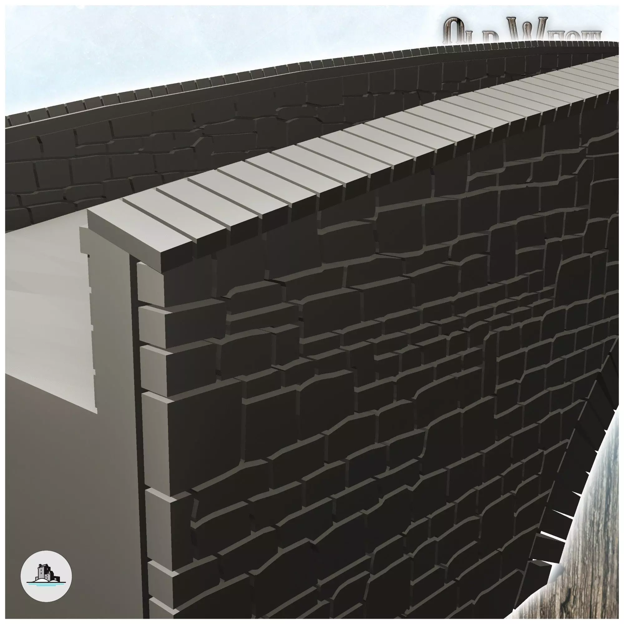 Burnsides Bridge Antietam battlefield - Cowboy USA America ACW A 3D print model_6