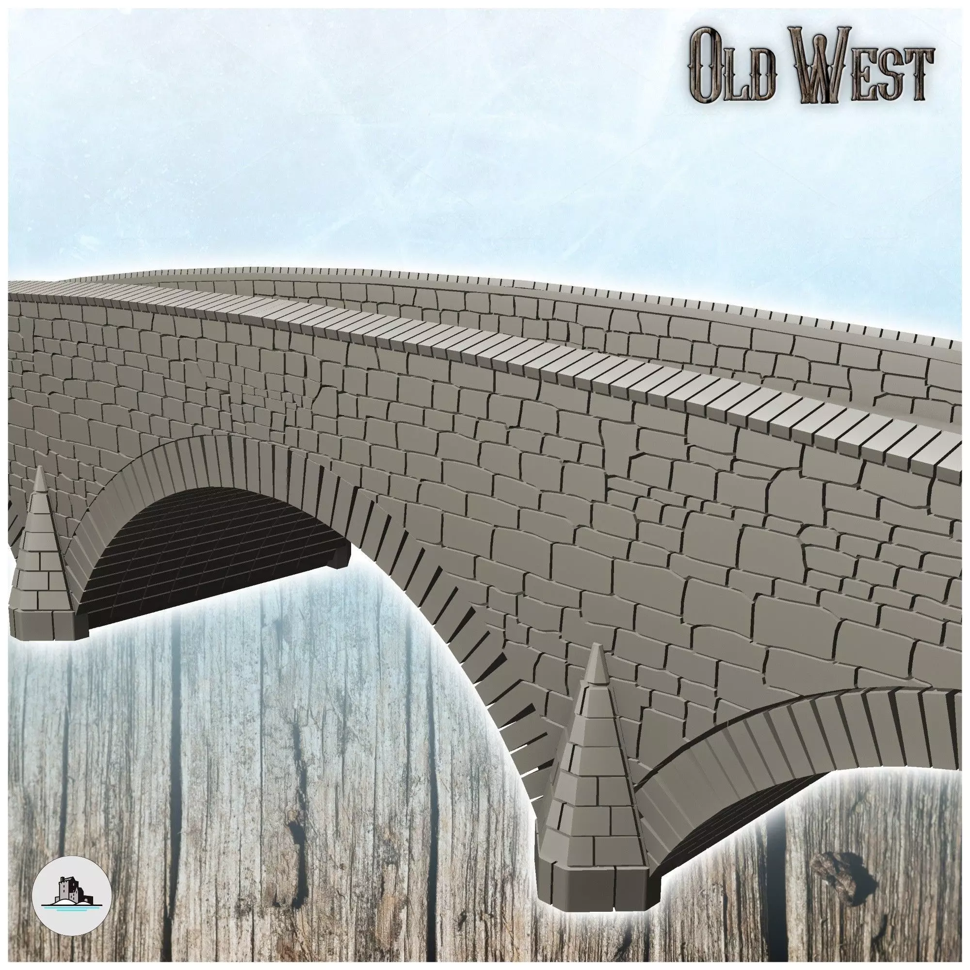 Burnsides Bridge Antietam battlefield - Cowboy USA America ACW A 3D print model_7