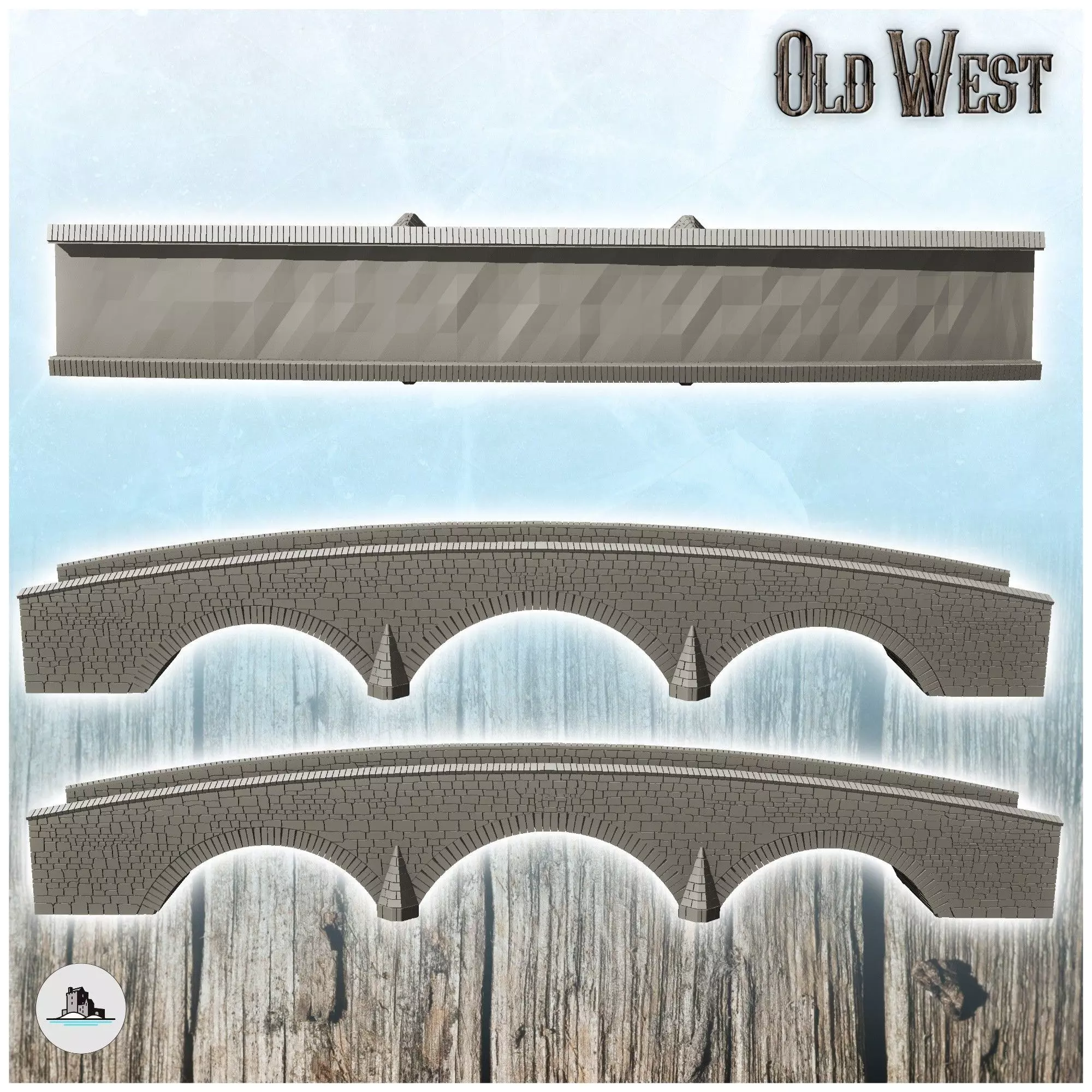 Burnsides Bridge Antietam battlefield - Cowboy USA America ACW A 3D print model_4