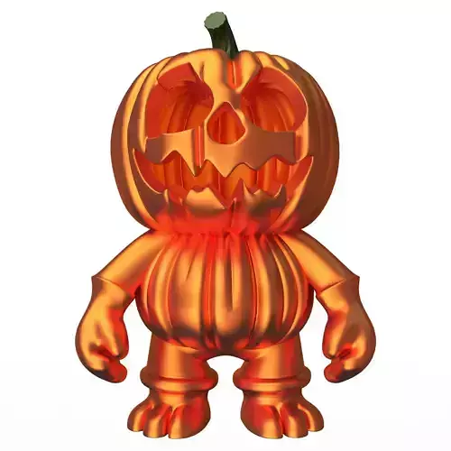 Flexi Pumpkin Monster 02 Cute Articulated Skeleton