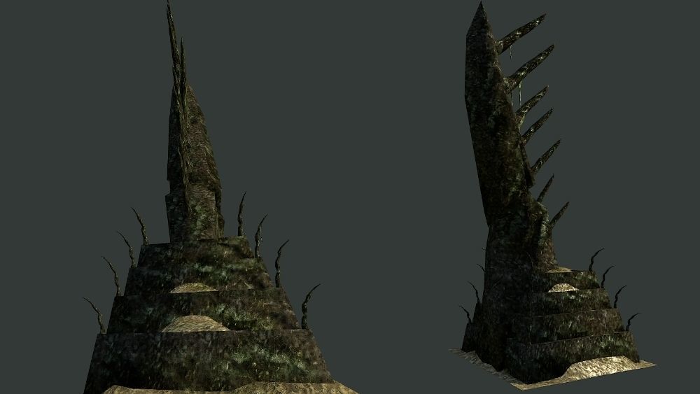 Dephts of Rlyeh Pack Low-poly 3D model_13