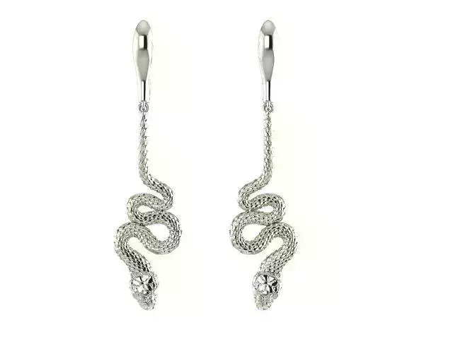 Snake earrings