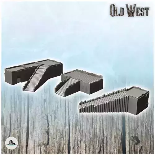 Fortification for western guns Fort Alamo - Cowboy USA America A